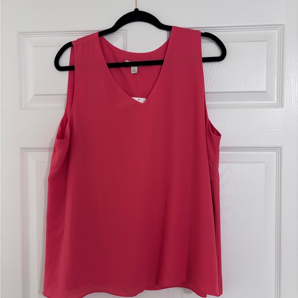 Women's Sleeveless Pink Top